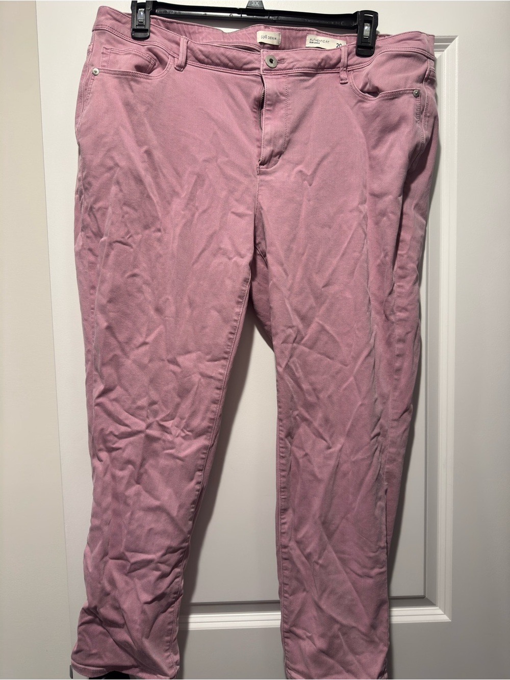 J. Jill Pink Slim Ankle Denim